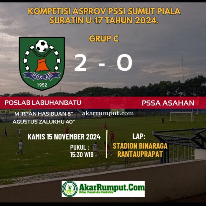 
					Laskar Ika Bina Menang 2-0 Bersua PSSA, Peluang Lolos ke-8 Besar Semakin Kuat