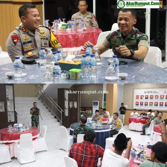 
					Dandim 0209/LB Letkol Inf Yudy Ardyan Saputro, S.IP.,Kapolres Labuhanbatu Selatan AKBP Aditya S.P. Sembiring, S.I.K., bersama Insan Pers dan tamu undangan
