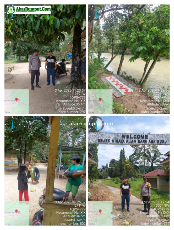 
					Personel Polsek NA IX-X Polres Labuhanbatu melaksanakan pengamanan di sejumlah objek wisata di wilayah hukumnya. Kamis (03/04/2025)