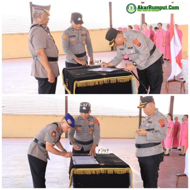 
					Kapolres Labuhanbatu, AKBP Choky Sentosa Meliala, S.I.K., S.H., M.H., pimpin langsung penyerahan jabatan untuk posisi Kabag Log dan Kasat Polairud, bertempat di Aula Serbaguna Mapolres Labuhanbatu, Jalan MH. Thamrin, Rantauprapat Kabupaten Labuhanbatu. (16/04/2025)