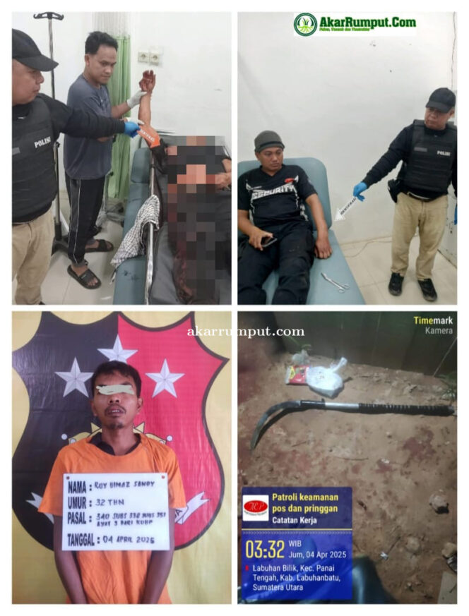 
					Terduga pelaku penganiayaan adalah RB (32), karyawan PT. HPP, yang diamankan sesaat setelah kejadian