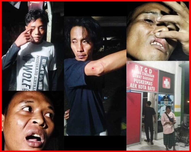 
					4 (empat) orang yang menjadi korban dan situasi pada saat Keempat Korban langsung dibawa ke Puskesmas Kota Batu untuk dilakukan pengobatan dan visum