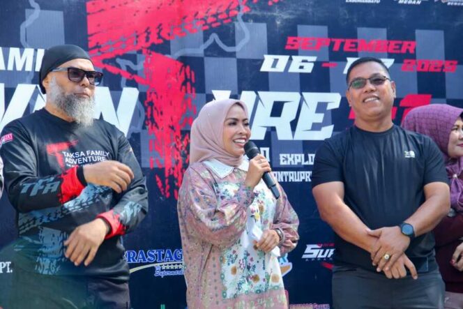 
					Bupati dr. Hj. Maya Hasmita membuka Trail Taksa Family Adventure 1 sebagai ajang promosi wisata alam dan potensi daerah, Sabtu (06/09/2025)