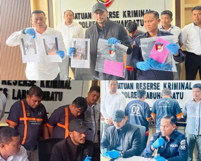 
					Press release kasus pengeroyokan dua wartawan oleh oknum debt collector yang terjadi di depan Kantor ACC Finance, Jalan SM Raja, Kelurahan Bakaran Batu, Kecamatan Rantau Selatan, Kabupaten Labuhanbatu, Senin (22/09/2025) 