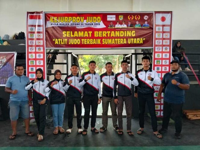 
					Sembilan atlet terbaik untuk tampil pada Kejurprov Judo Piala Konjen Jepang III Tahun 2025 yang digelar 14–16 November 2025 di GOR Serdang Bedagai, Sumatera Utara