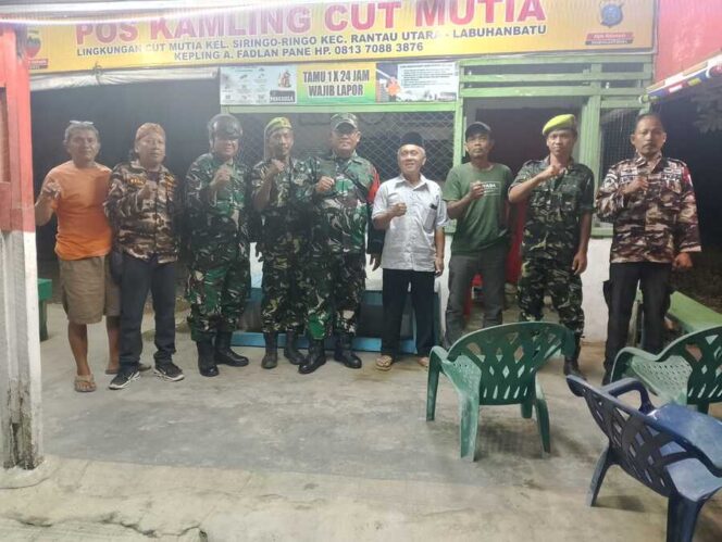 
					Koramil 08/RP Kodim 0209/LB bersama FKPPI dan PPM kembali menggelar patroli gabungan, Senin (17/11/2025)