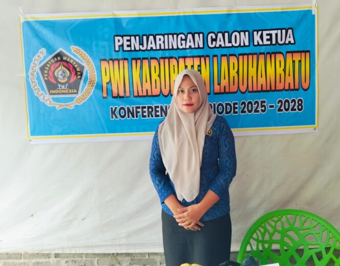 
					Calon Ketua PWI Labuhanbatu periode 2025-2028 Erni Manja Hasibuan, S.E., M.M