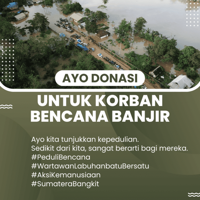 
					Mari bersama ringankan beban saudara-saudara kita di daerah bencana.
Kecil bagi kita, besar bagi mereka.