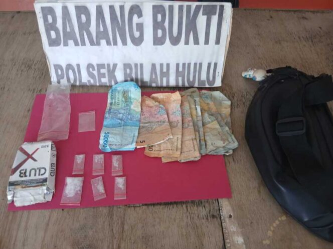 
					Barang bukti yang berhasil diamankan
