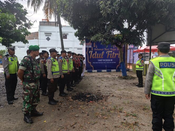 
					Apel persiapan meningkatkan kesiapsiagaan pengamanan arus mudik menjelang Hari Raya Idul Fitri 1447 Hijriah, Sabtu (14/03/2026)