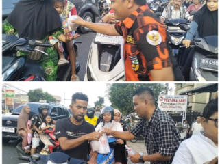 Atas (Penasehat Forwaka Labuhanbatu sekaligus Direktur PT Marluga Jaya Lestari, Berry Lumban Gaol), Bawah (Ketua Forwaka Labuhanbatu, Budi Ardiansyah