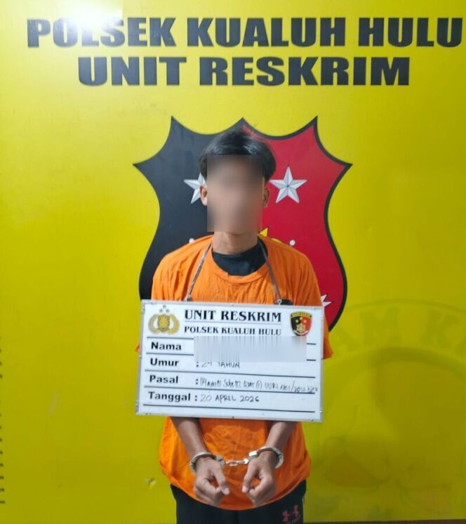 
					Terduga pelaku seorang pemuda berinisial MFA (24) 