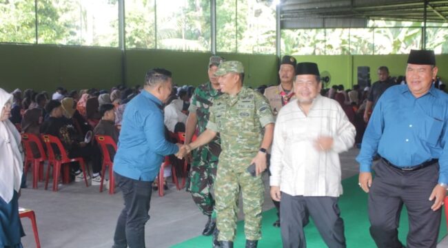 Kasdim 0209/LB hadir langsung dorong pendidikan lebih maju di Labuhanbatu