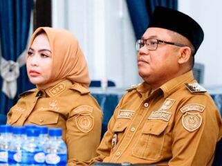 Bupati Labuhanbatu dr. Hj. Maya Hasmita, Sp.OG, MKM dan Wakil Bupati H. Jamri, S.T mengikuti Rakor Nasional Pengendalian Inflasi Tahun 2026 bersama Kemendagri