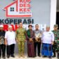 Dandim 0209/Labuhanbatu Letkol Kav Hanung Kaptiaji menghadiri peresmian 1.061 Koperasi Merah Putih di Desa Tebing Linggahara Baru, Bilah Barat