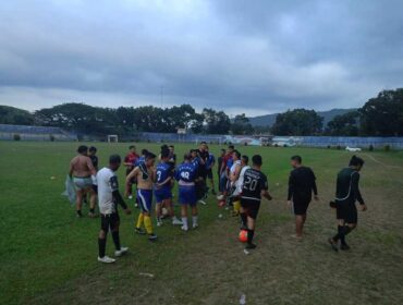 Tim Polres Labuhanbatu lakukan latihan terakhir dalam menghadapi pertandingan esok hari
