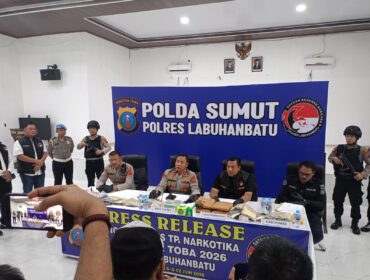 Polres Labuhanbatu Ungkap 81 Kasus Narkoba, Sita 1,3 Kg Sabu dan Amankan 96 Tersangka