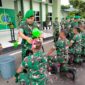 Tradisi Korps Penerimaan Personel Baru Kodim 0209/Labuhanbatu