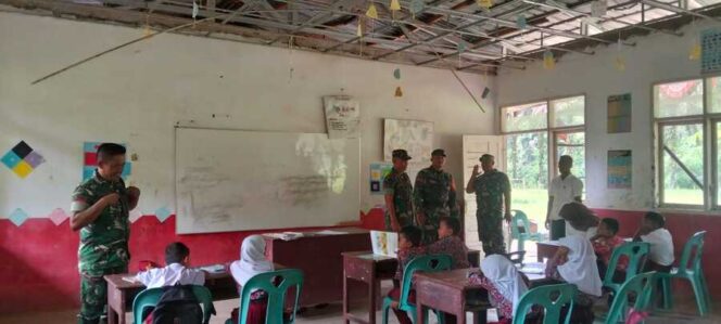 
					Koramil 07/Aek Kota Batu turun langsung meninjau kondisi SD Negeri 112329 Desa Pematang, Labuhanbatu Utara