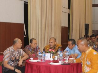 Dandim 0209/Labuhanbatu Letkol Kav Hanung Kaptiaji menghadiri pisah sambut Dandim 0207/Simalungun sebagai wujud kebersamaan dan sinergi antar satuan TNI AD