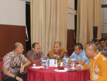 Dandim 0209/Labuhanbatu Letkol Kav Hanung Kaptiaji menghadiri pisah sambut Dandim 0207/Simalungun sebagai wujud kebersamaan dan sinergi antar satuan TNI AD