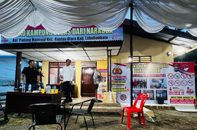 
					Posko Kampung Bebas Narkoba di Padang Matinggi