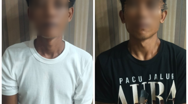 Dua pria yang berhasil diamankan masing-masing berinisial SH (31) dan RS (39) 