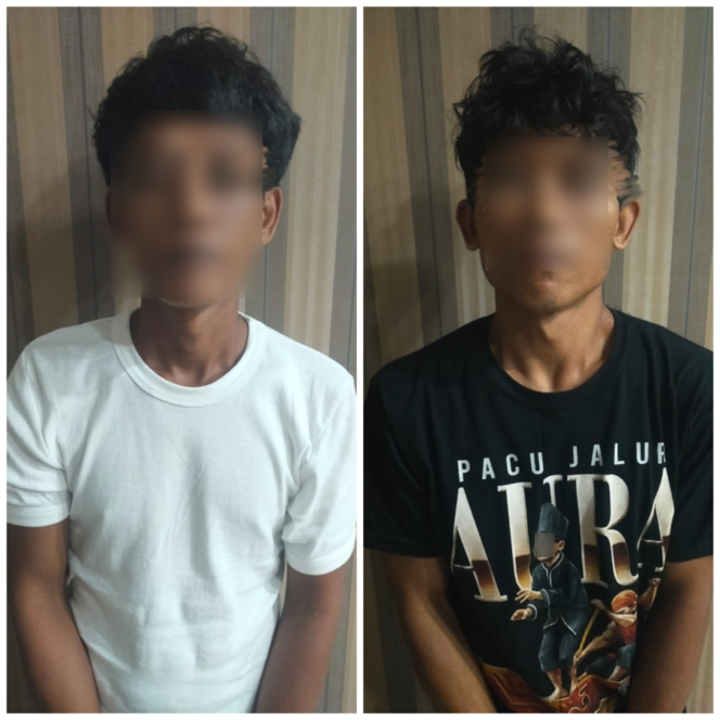 
					Dua pria yang berhasil diamankan masing-masing berinisial SH (31) dan RS (39) 