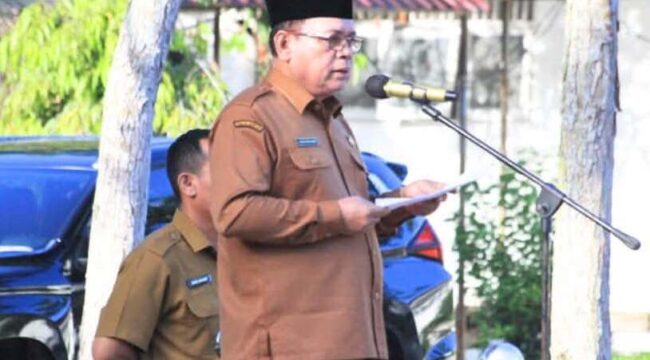 Senin pagi di BKPP Labuhanbatu menjadi saksi momen haru saat Sekda Ir. Hasan Heri Rambe berpamitan menjelang masa purna bakti