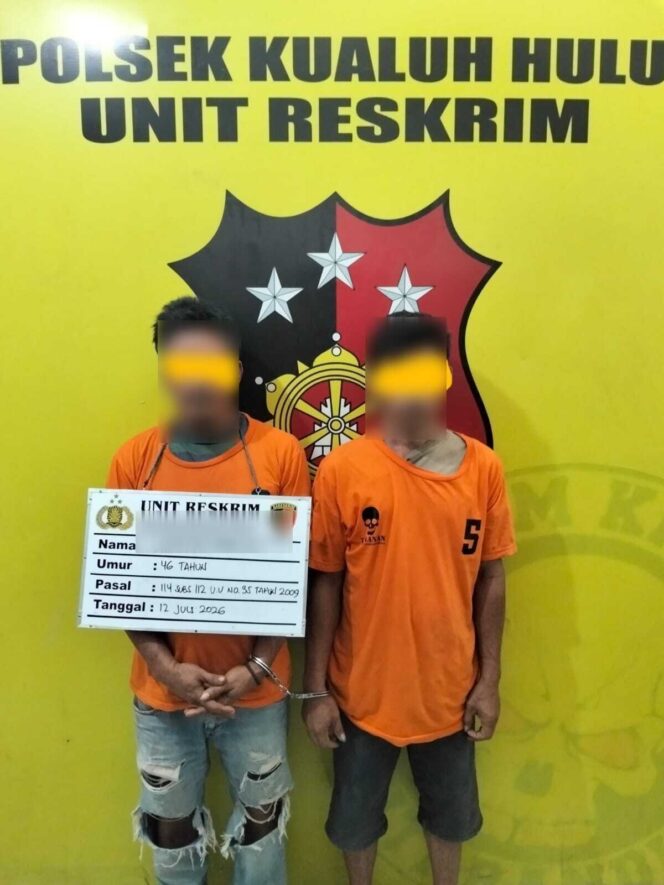 
					Para terduga pelaku yang berhasil diamankan