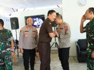 Kapolres Labuhanbatu AKBP Wahyu Endrajaya mempererat koordinasi bersama Kodim 0209/Labuhanbatu dan Kejaksaan Negeri Labuhanbatu melalui silaturahmi yang berlangsung hangat di Rantau Utara