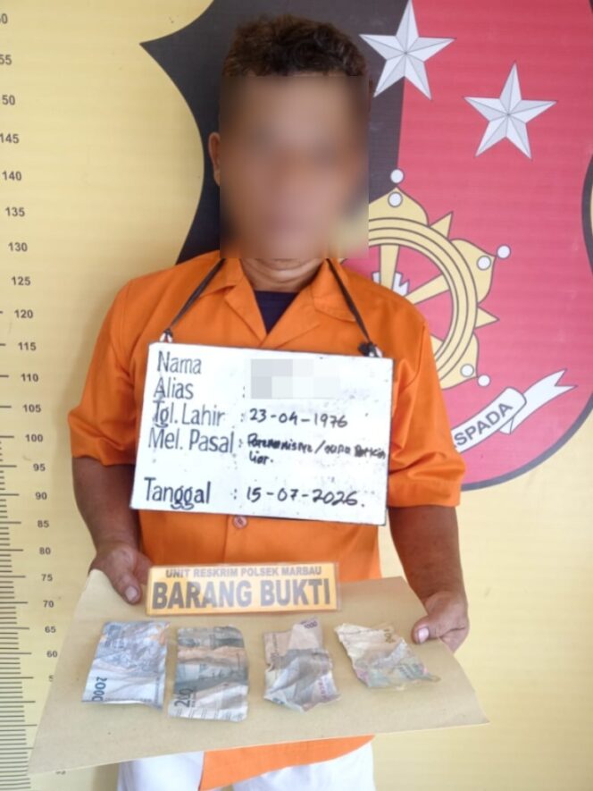 
					Terduga pelaku seorang pria berinisial J (50), warga Lingkungan II Kelurahan Marbau
