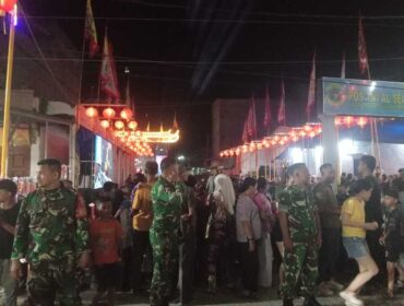 Kehadiran TNI memberikan rasa aman bagi ratusan umat dan masyarakat yang mengikuti rangkaian kegiatan