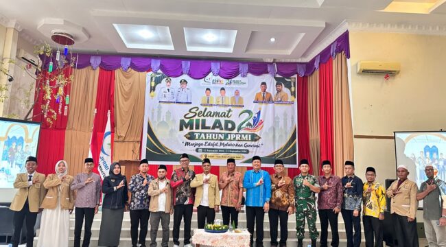 Kodim 0209/Labuhanbatu menghadiri Milad ke-21 JPRMI Kabupaten Labuhanbatu di Aula Hotel Permata Land, Rantauprapat, Minggu (13/9/2026)