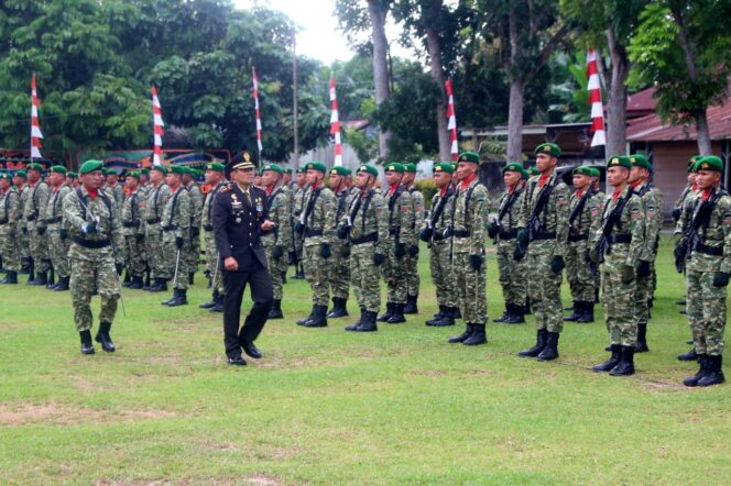 
					Kodim 0209/Labuhanbatu Teguhkan Pengabdian di HUT ke-81 TNI