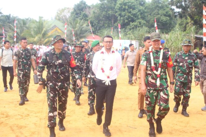 
					Danrem 022/Pantai Timur Hadiri Pembukaan TMMD ke-130 di Labusel