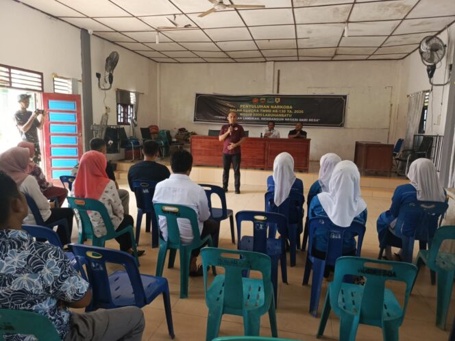 
					Satgas TMMD ke-130 Kodim 0209/LB Perkuat Benteng Warga dari Narkoba