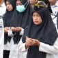 Suasana apel pagi bersama jajaran pegawai dan petugas Balai Pemasyarakatan (Bapas), Selasa (27/10/2026)