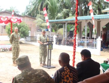 Dirbinter Ster TNI Brigjen TNI M. Herry Subagyo, S.I.P., bersama Dandim 0209/Labuhanbatu Letkol Kav Hanung Kaptiaji, S.Sos., M.I.P.